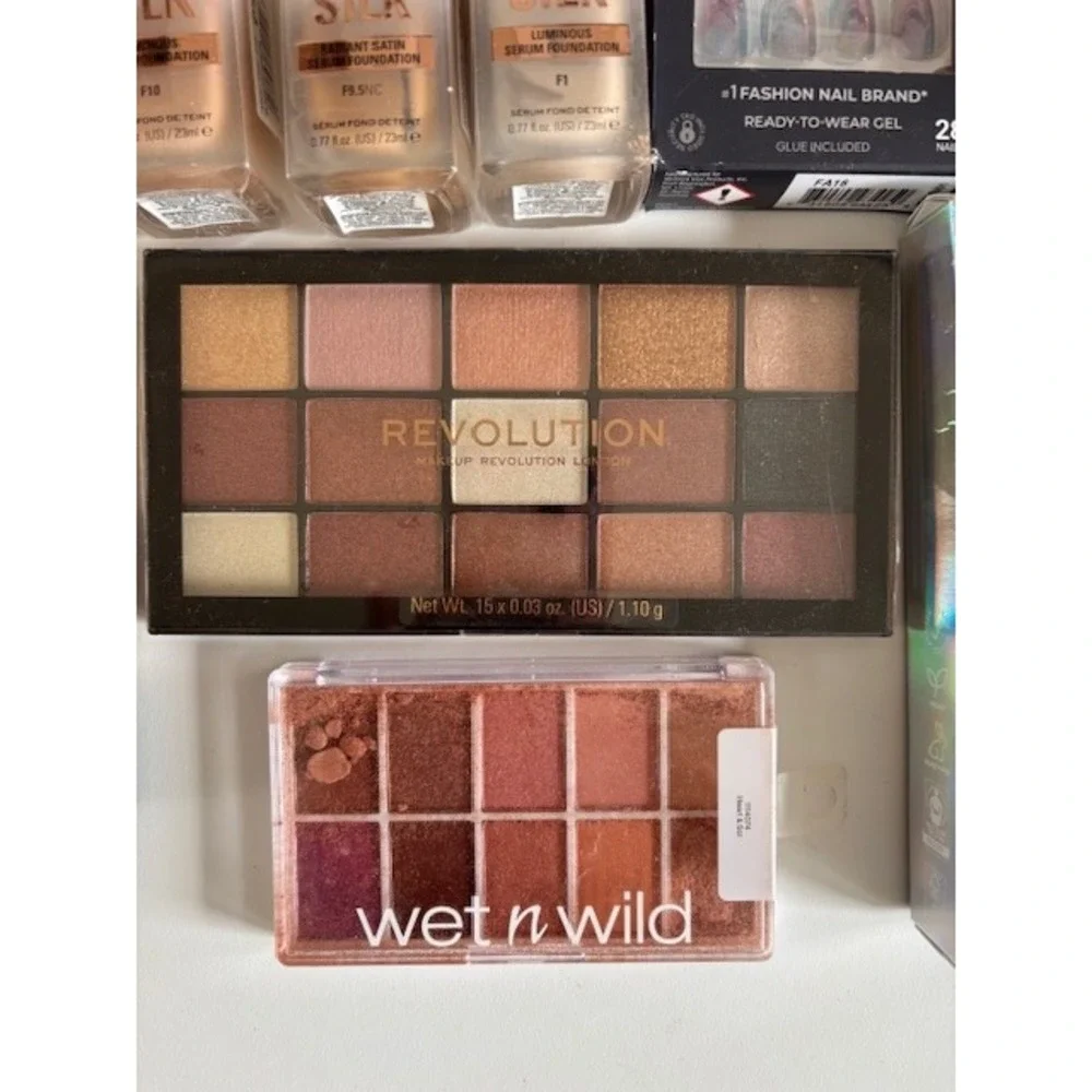 Makeup Bundle: Gel Nails, CC Cream, Eye Shadow, Foundation etc‎